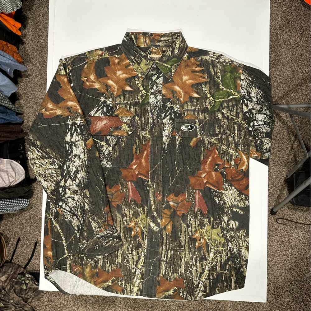 Russell Mossy Oak Break-Up Large Long Sleeve Shirt NWOT.
